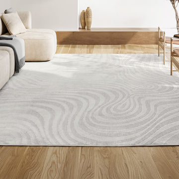 Maribo Abstract Groovy Striped Area Rug